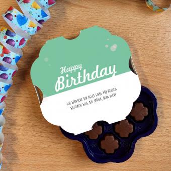 Happy Birthday - personalisierte Milka Schokolade (44 g) 