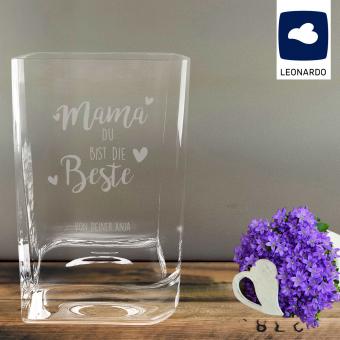 Personalisierte Vase von Leonardo für Mama 
