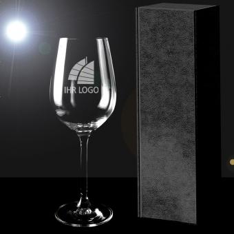 Weinglas mit Gravur in Geschenkverpackung PREMIUM Select 