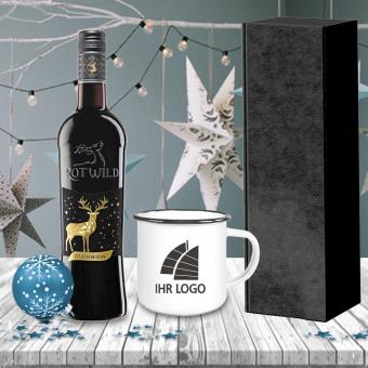 Glühwein-Geschenk-Set mit eigenem Logo - Rotwein 