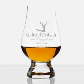 Whiskyglas Glencairn mit Namensgravur 