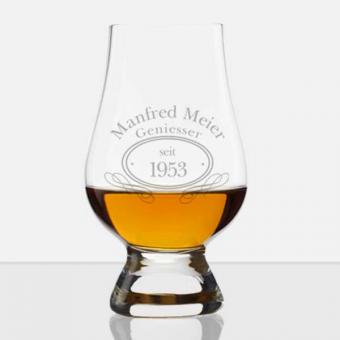 Graviertes Glencairn Whiskyglas mit Namen 