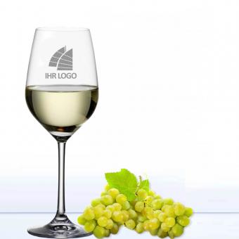 Weißweinglas 325 ml mit eigenem Logo/Design 